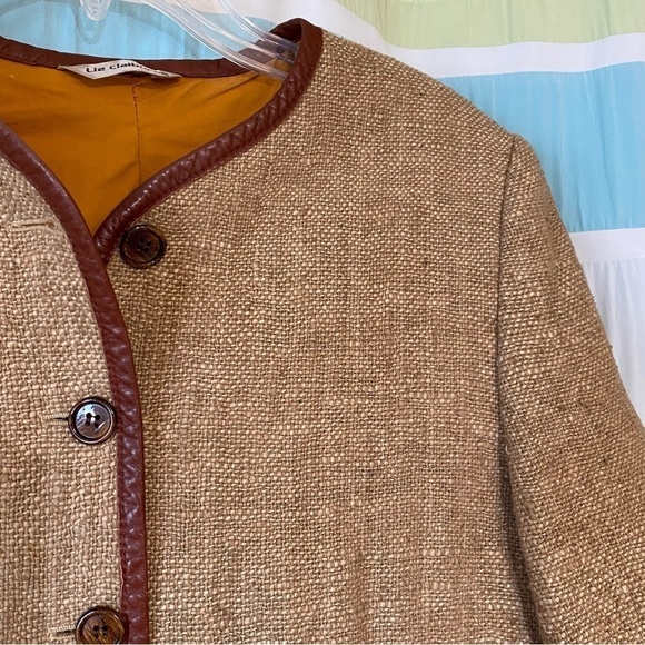 Vintage Liz Claiborne Tule Woven Blazer Sz Medium - Picture 4 of 9